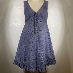 Johnny Was Pintuck Henley Cósima Dress Size S NWT